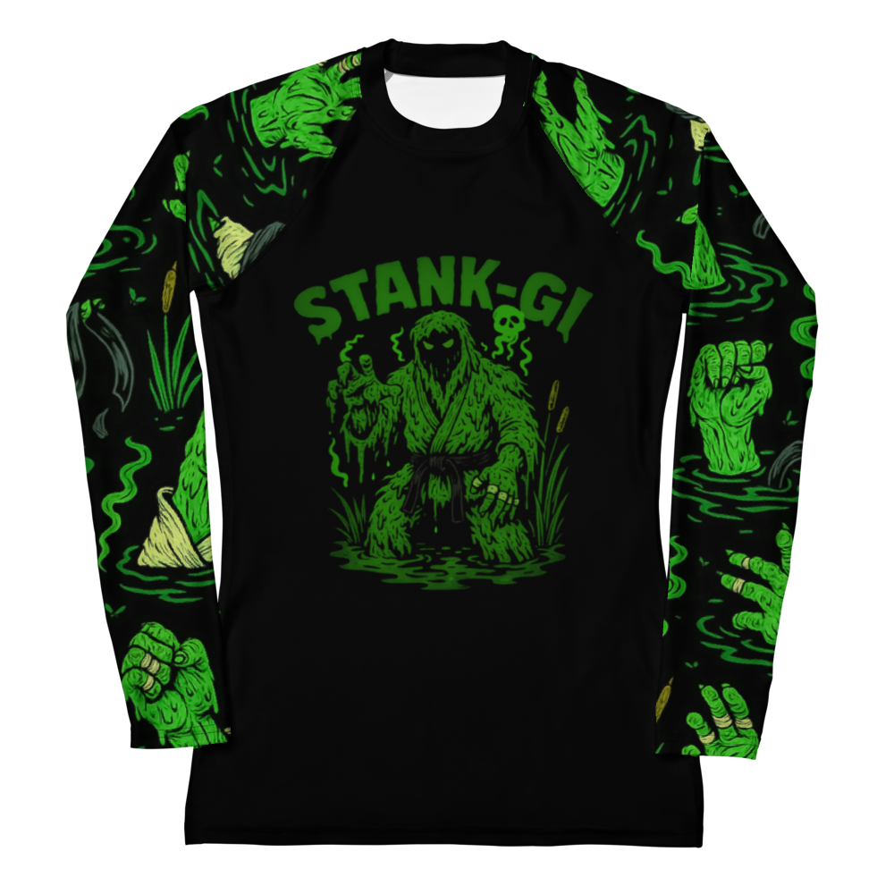 Stank-Gi BJJ Halloween women's rash guard, front view