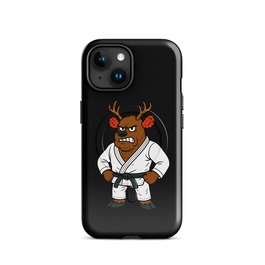 Cauliflower Ear Reindeer BJJ Christmas MagSafe iPhone case