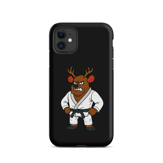 Cauliflower Ear Reindeer BJJ Christmas tough iPhone case