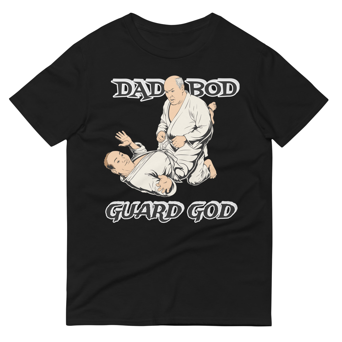 Dad Bod, Guard God BJJ t-shirt in black