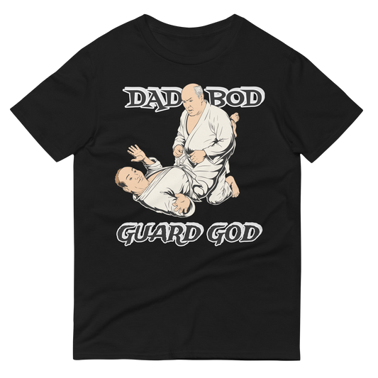 Dad Bod, Guard God BJJ t-shirt in black