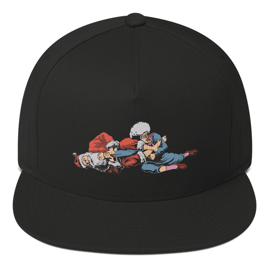 Grandma Got Armbarred BJJ Christmas flat bill snapback