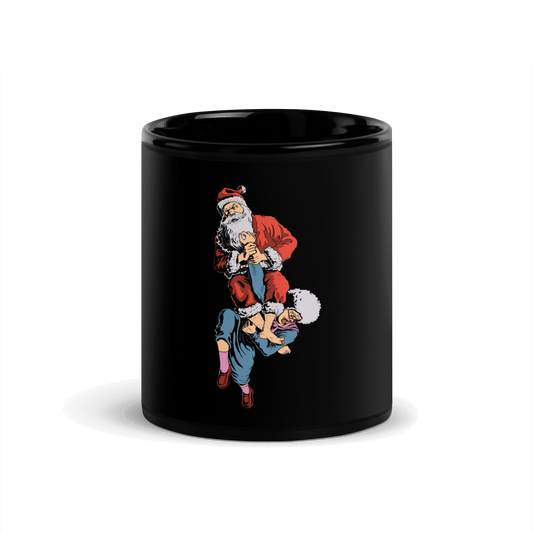 Grandma Got Armbarred BJJ Christmas mug