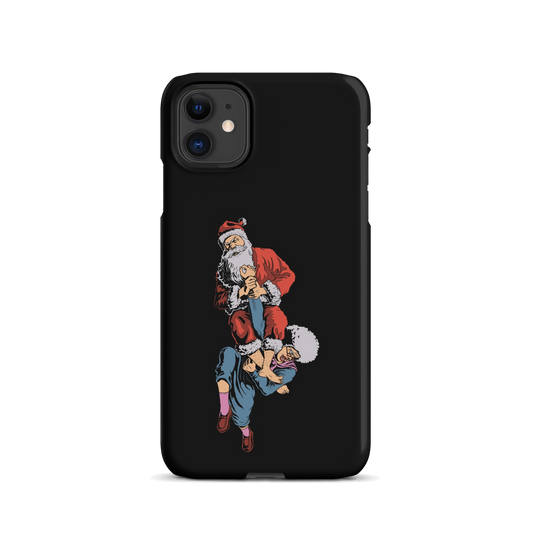 Grandma Got Armbarred BJJ Christmas snap iPhone case