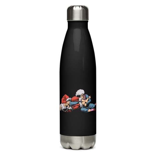 Grandma Got Armbarred BJJ Christmas water bottle