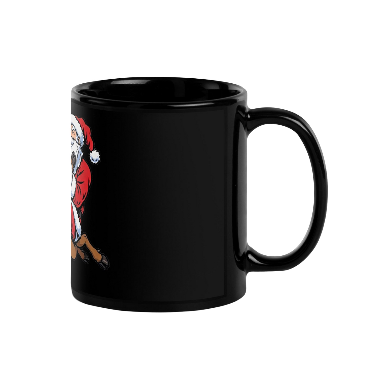Santa Armbar BJJ Christmas mug