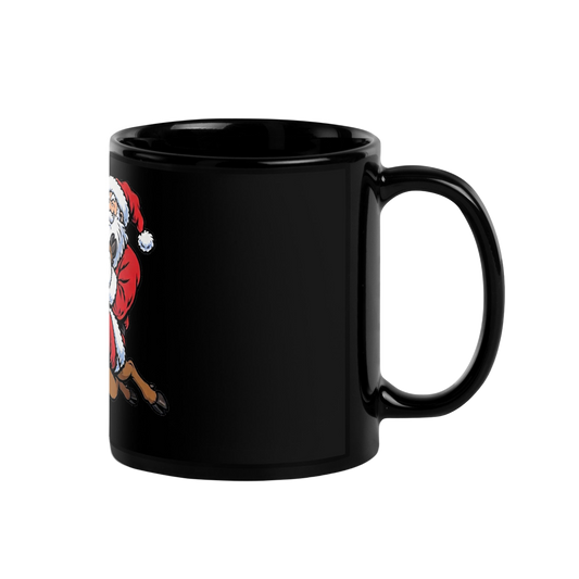 Santa Armbar BJJ Christmas mug
