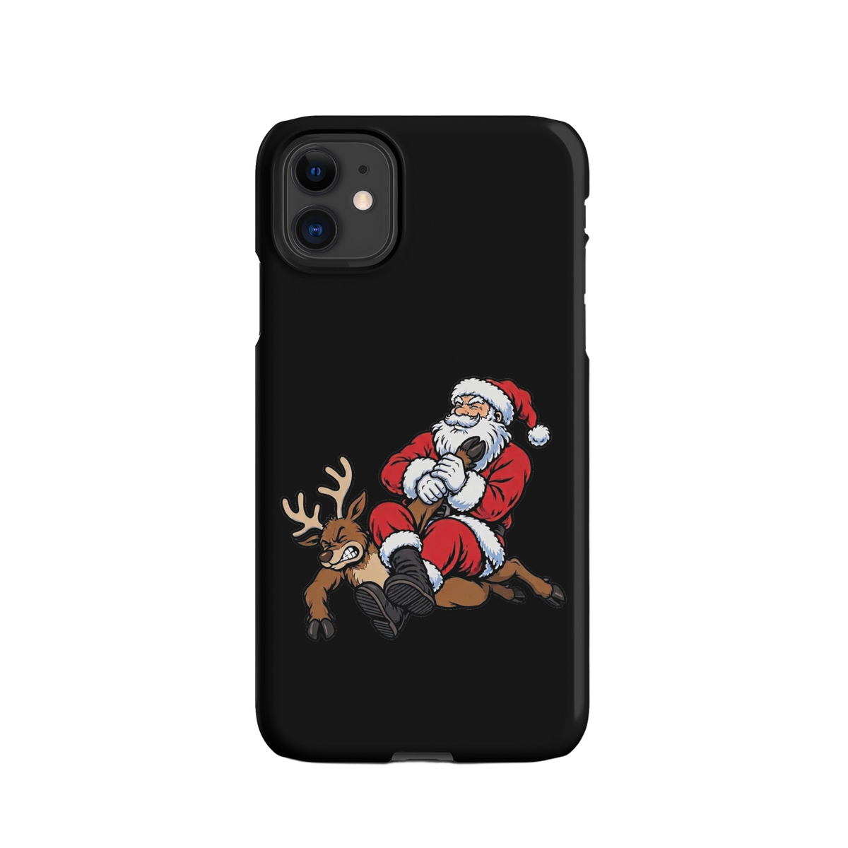 Santa Armbar BJJ Christmas snap iPhone case