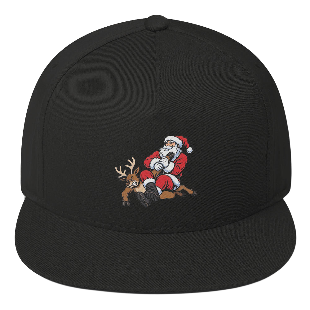 Santa Armbar BJJ Christmas snapback hat