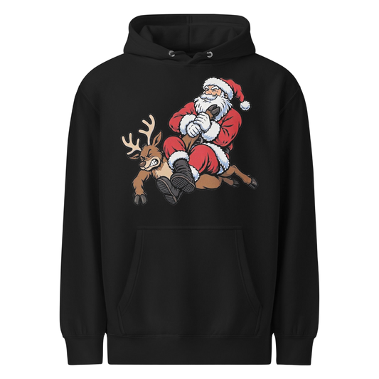 Santa Armbar BJJ Christmas hoodie