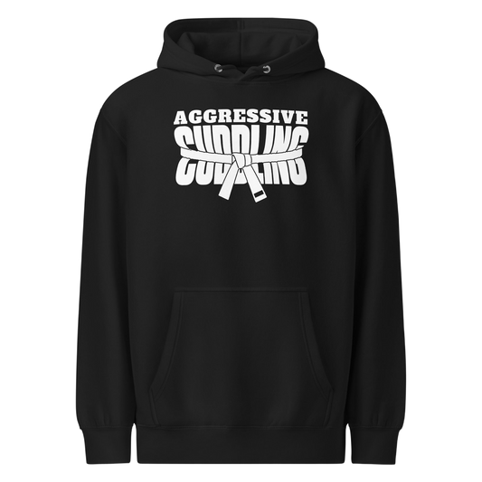 Aggressive Cuddling funny BJJ hoodie