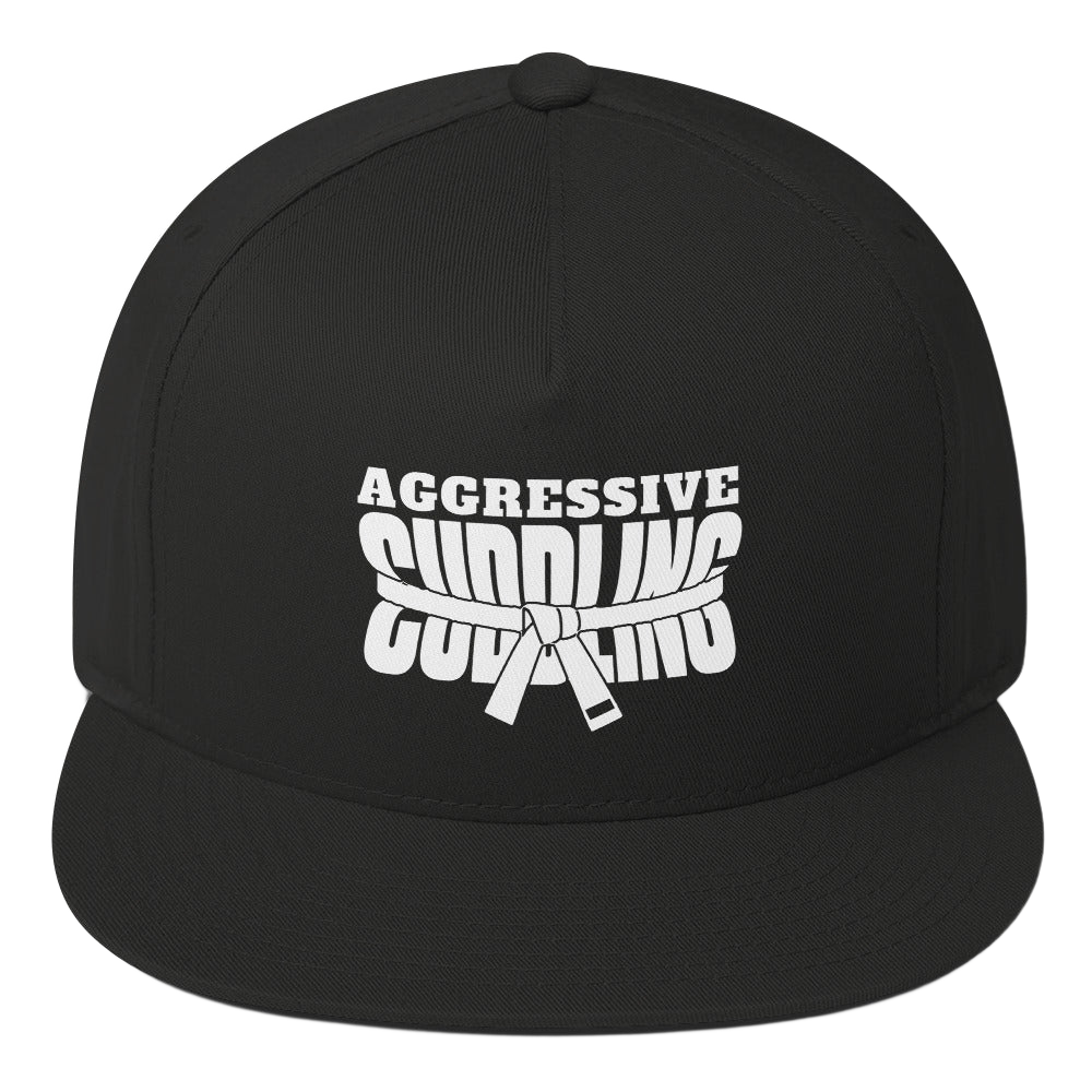 Aggressive Cuddling funny BJJ snapback hat