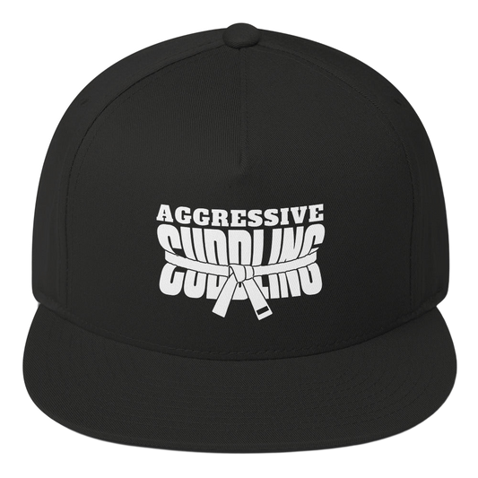 Aggressive Cuddling funny BJJ snapback hat