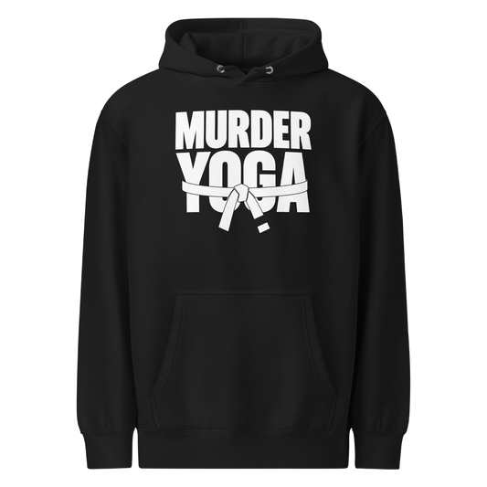 Murder Yoga funny BJJ hoodie