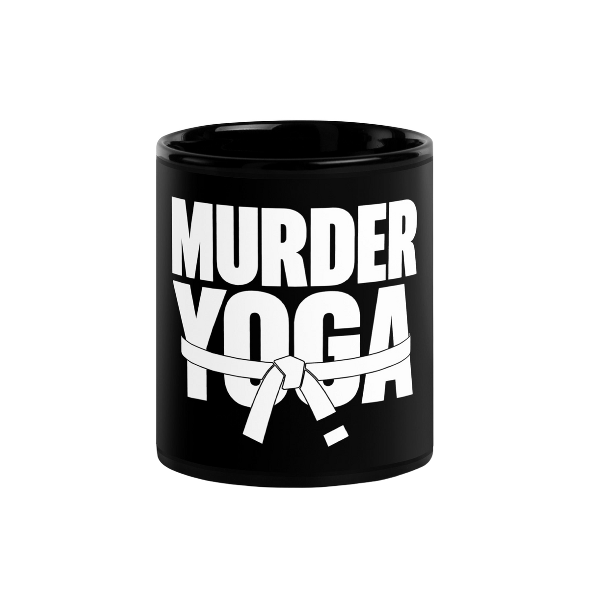 Murder Yoga funny BJJ mug