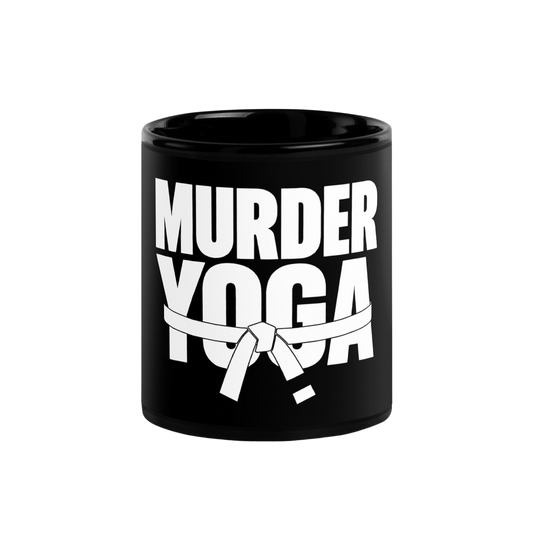 Murder Yoga funny BJJ mug
