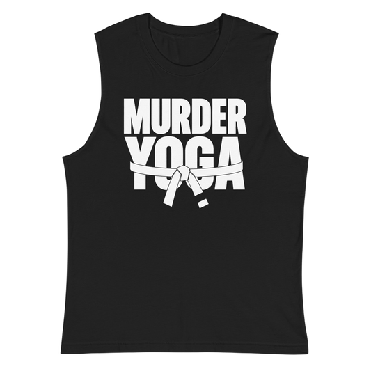 Murder Yoga funny BJJ muscle shirt