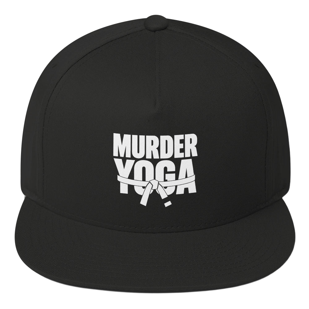 Murder Yoga funny BJJ snapback hat