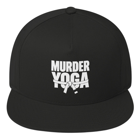 Murder Yoga funny BJJ snapback hat