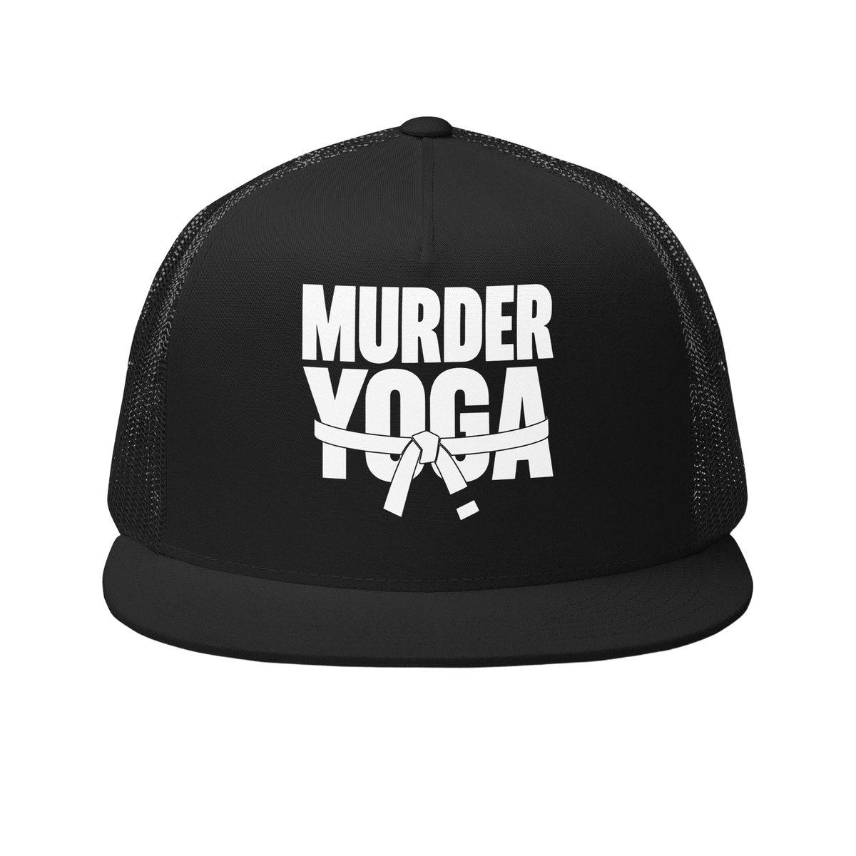 Murder Yoga funny BJJ trucker hat