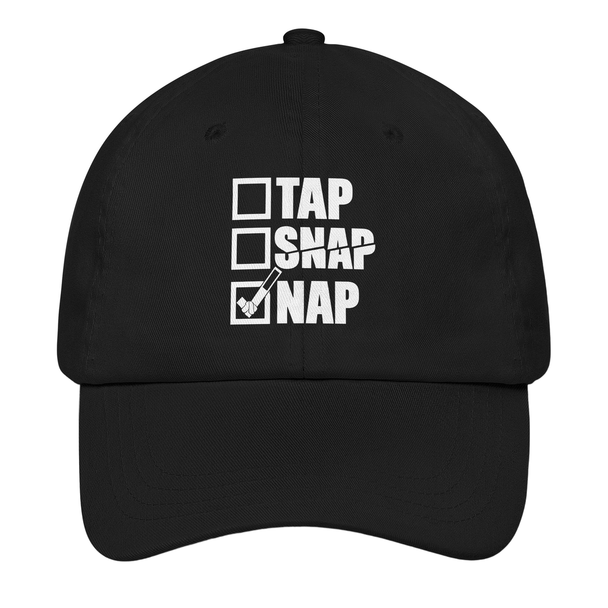 Tap Snap Nap funny BJJ dad hat