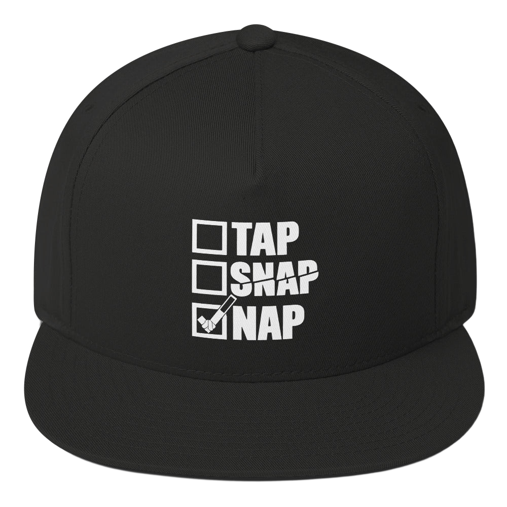 Tap Snap Nap funny BJJ snapback hat