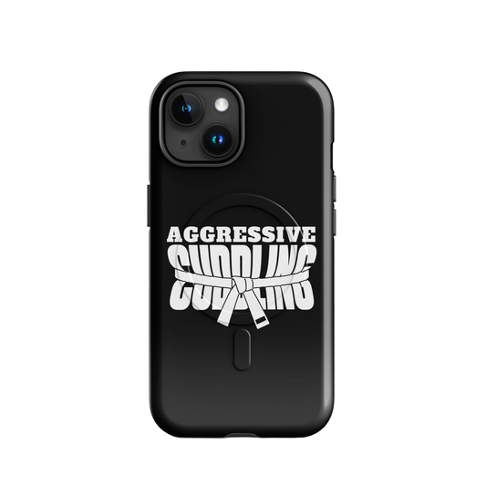 Aggressive Cuddling funny BJJ MagSafe iPhone case