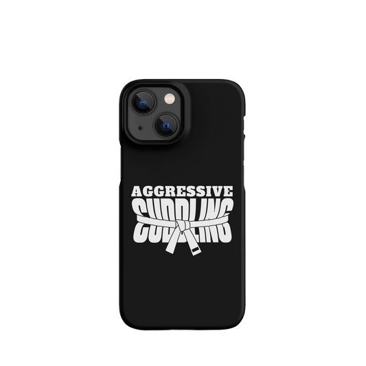 Aggressive Cuddling funny BJJ snap iPhone case