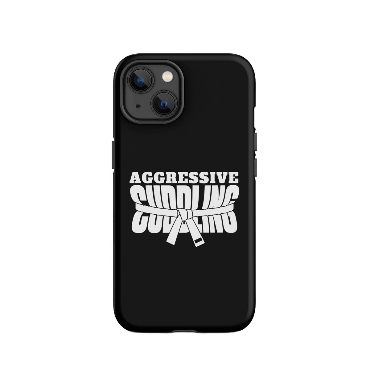Aggressive Cuddling funny BJJ tough iPhone case