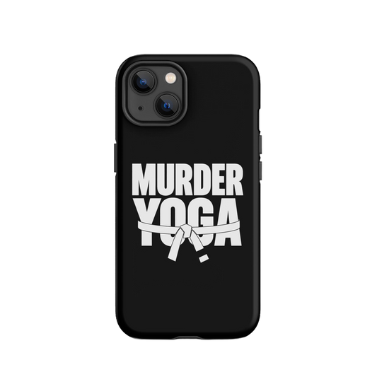 Murder Yoga funny BJJ tough iPhone case
