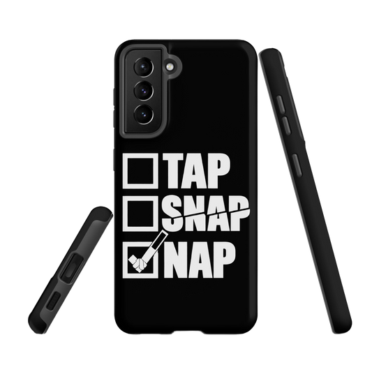 Tap Snap Nap funny BJJ tough Samsung case