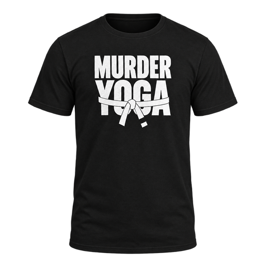 Murder Yoga funny BJJ t-shirt