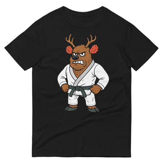 Funny Jiu Jitsu Christmas Shirt, Cauliflower Ear Reindeer BJJ T Shirt, Jiu Jitsu Christmas Gift