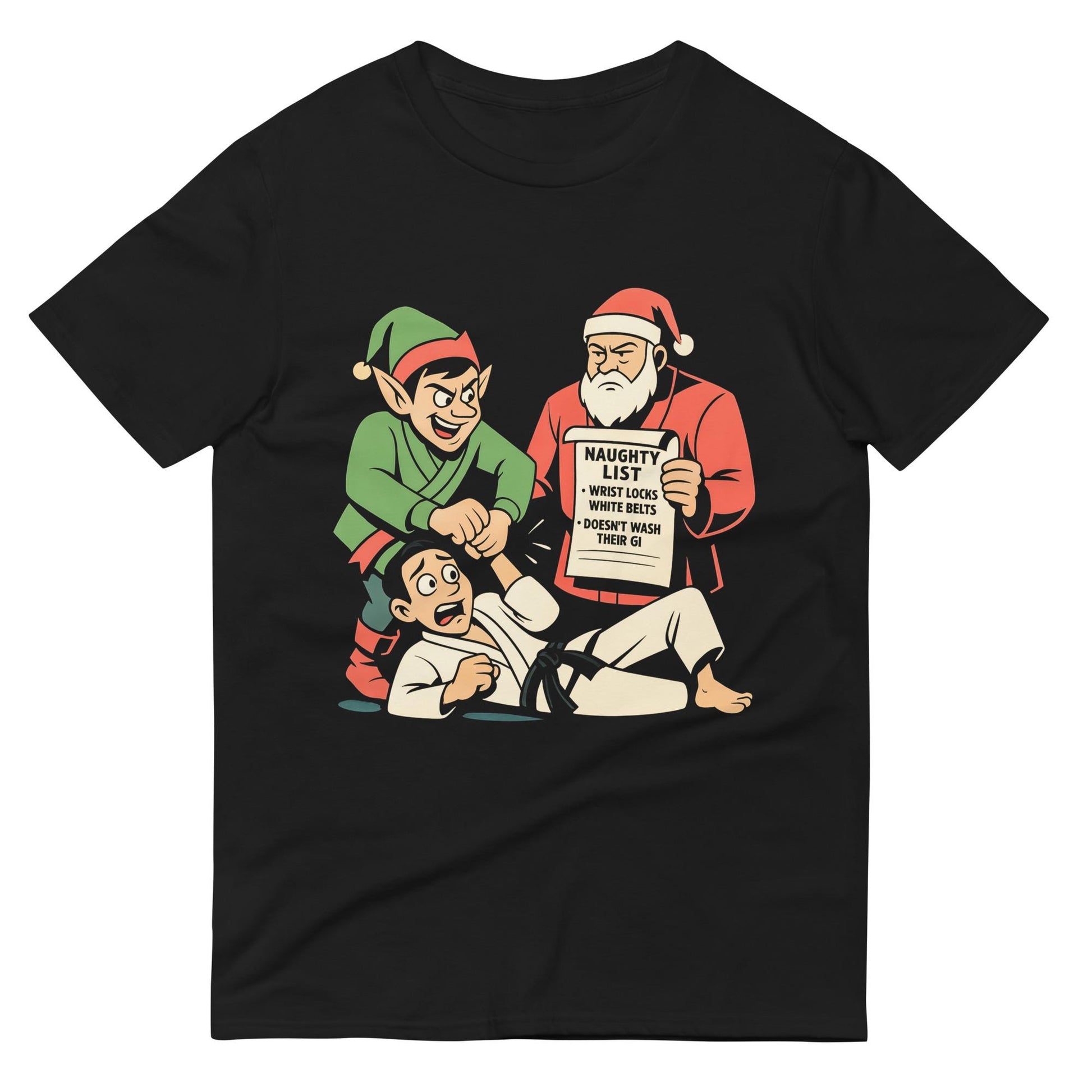 Funny Jiu Jitsu Christmas Shirt, BJJ Wrist Lock Merry Wristmas T Shirt, Jiu Jitsu Christmas Gift