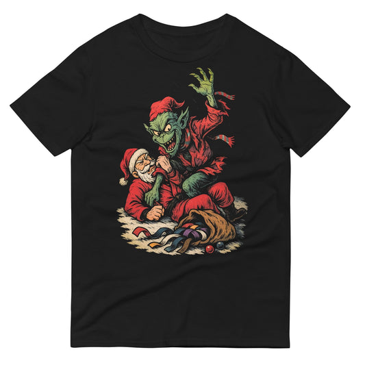Funny Jiu Jitsu Christmas Shirt, BJJ Sinch Stole Jitsmas T Shirt, Jiu Jitsu Christmas Gift