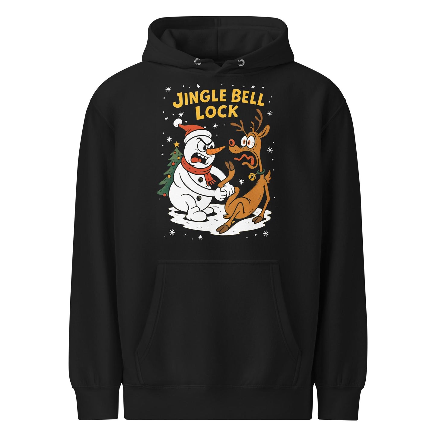 Funny Jiu Jitsu Christmas Hoodie, Jingle Bell Lock BJJ Sweatshirt, Jiu Jitsu Christmas Gift