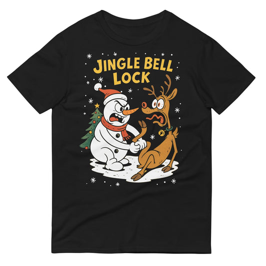 Funny Jiu Jitsu Christmas Shirt, Jingle Bell Lock BJJ T Shirt, Jiu Jitsu Christmas Gift