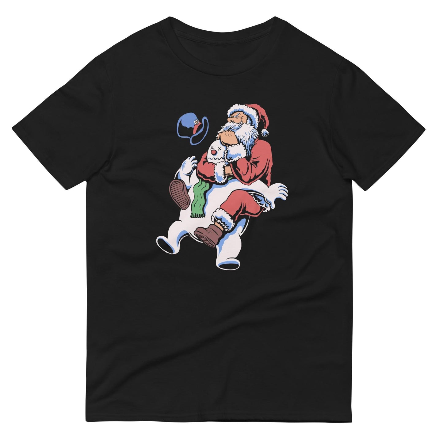 Funny Jiu Jitsu Christmas Shirt, Santa Rear Naked Choke BJJ T Shirt, Jiu Jitsu Christmas Gift