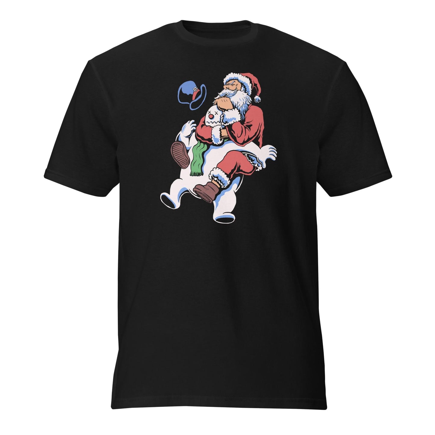 Funny Jiu Jitsu Christmas Shirt, Santa Rear Naked Choke BJJ T Shirt, Jiu Jitsu Christmas Gift