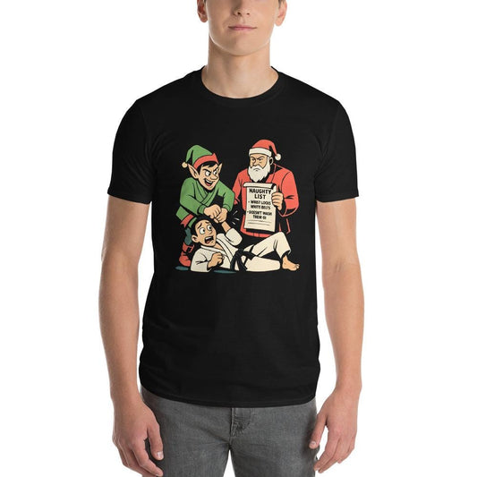 Funny Jiu Jitsu Christmas Shirt, BJJ Wrist Lock Merry Wristmas T Shirt, Jiu Jitsu Christmas Gift