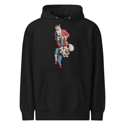 Funny Jiu Jitsu Christmas Hoodie, Grandma Armbar BJJ Sweatshirt, Jiu Jitsu Christmas Gift