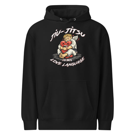 Funny Jiu Jitsu Love Language Hoodie, BJJ Love Language Sweatshirt, Jiu Jitsu Valentines Gift