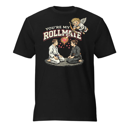 Jiu Jitsu Couple Shirt, Funny BJJ Valentines Day T Shirt, Jiu Jitsu Gift, Youre My Rollmate