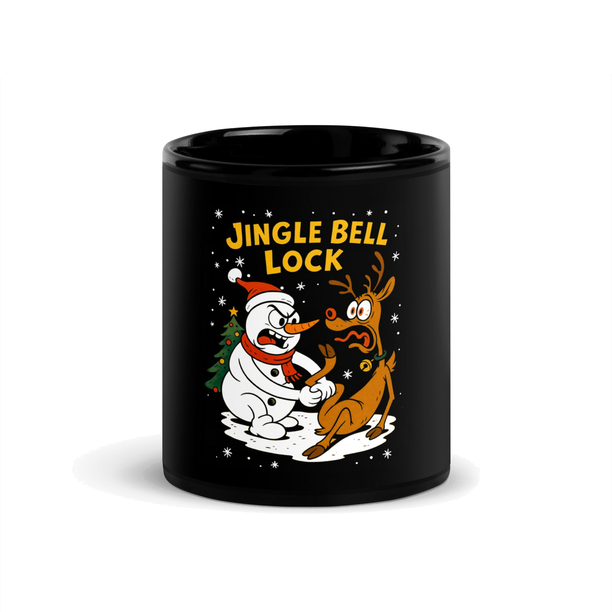 Jingle Bell Lock BJJ Christmas mug