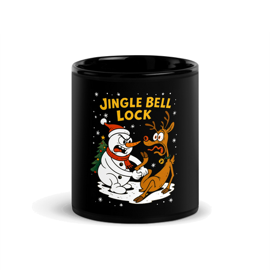 Jingle Bell Lock BJJ Christmas mug