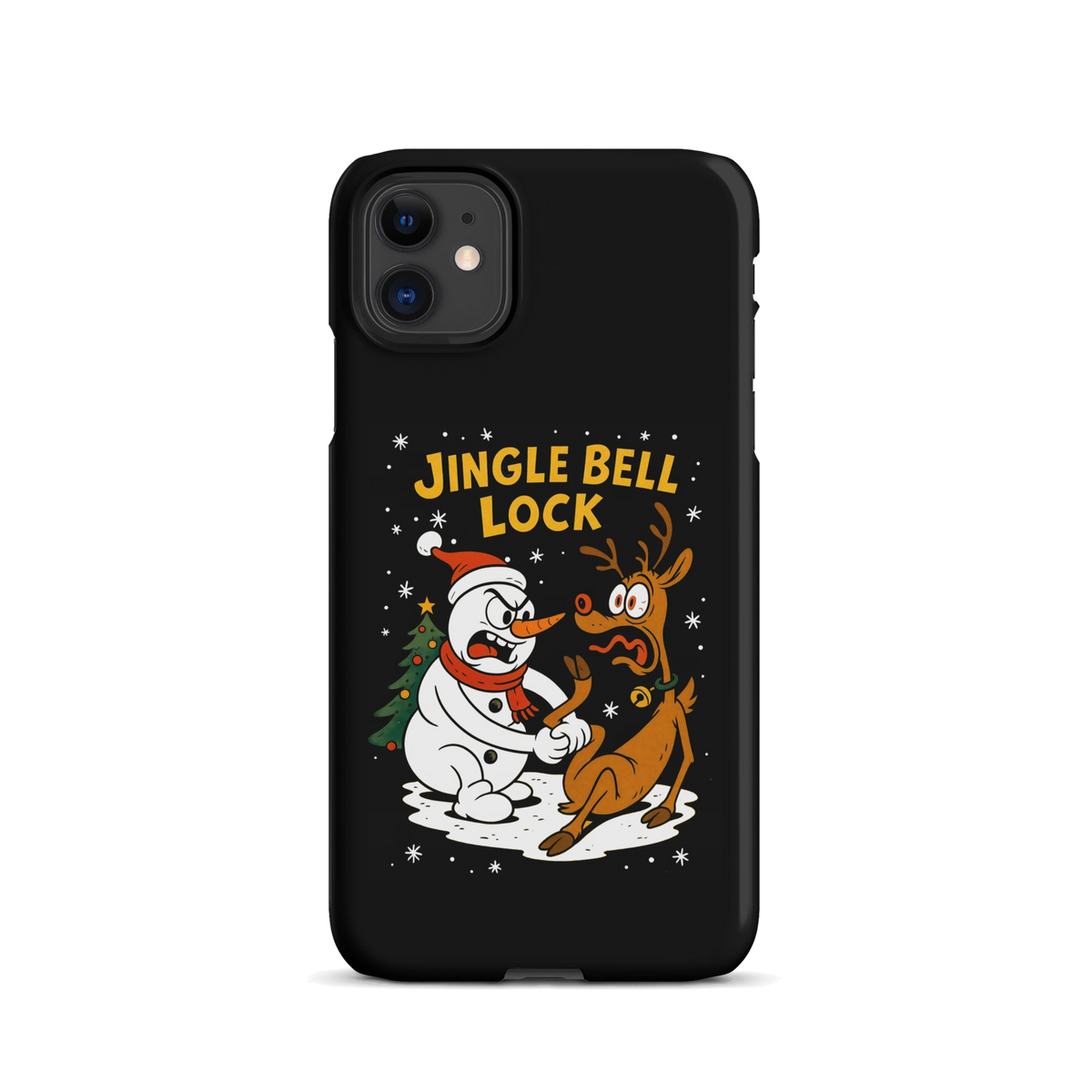 Jingle Bell Lock BJJ Christmas snap iPhone case