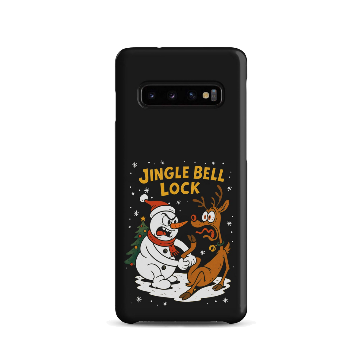 Jingle Bell Lock BJJ Christmas snap Samsung case