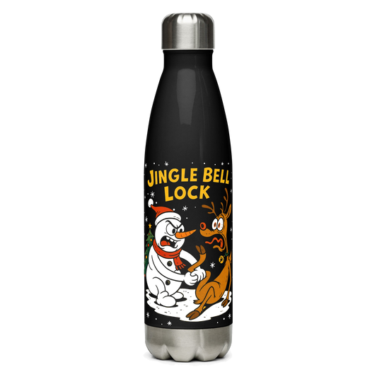 Jingle Bell Lock BJJ Christmas water bottle