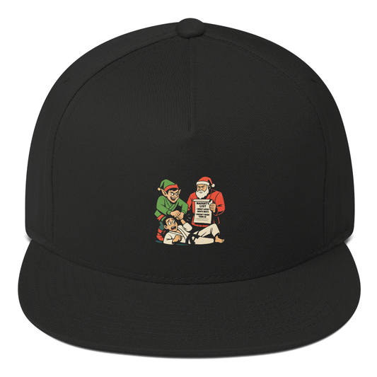 Merry Wristmas BJJ Christmas flat bill snapback