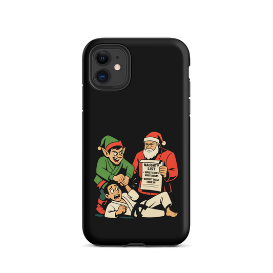 Merry Wristmas BJJ Christmas tough iPhone case